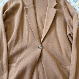 J. Crew Tan Blazer with Single Button